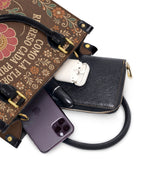 "Como la flor, regreso cada primavera" ver.4 Small Leather Handbag - interior | Paleta Bags