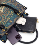 "Mis Raíces son Profundas" ver.1 Small Leather Handbag - interior | Paleta Bags