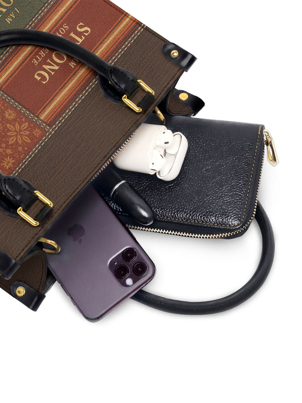 "BILINGÜE" ver.3 Small Leather Handbag - interior | Paleta Bags