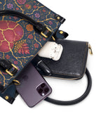 "Mi amor propio es sagrado" ver.3 Small Leather Handbag - interior | Paleta Bags