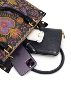 "Mi amor propio es sagrado" ver.4 Small Leather Handbag - interior | Paleta Bags