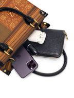 "LA LUMINOSA" ver.1 Small Leather Handbag - interior | Paleta Bags
