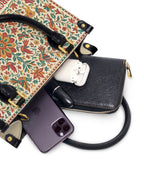 "Orgullosa de donde vengo" ver.2 Small Leather Handbag - interior | Paleta Bags