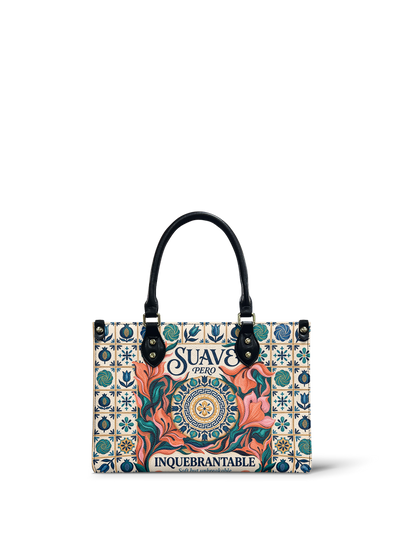 "Suave pero inquebrantable" ver.6 Small Leather Handbag