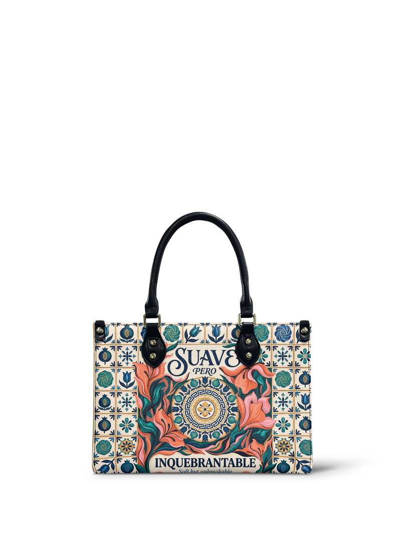 "Suave pero inquebrantable" ver.6 Small Leather Handbag
