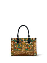 "Mis Raíces son Profundas" ver.3 Small Leather Handbag