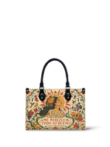 "Me merezco todo lo bueno" ver.3 Small Leather Handbag
