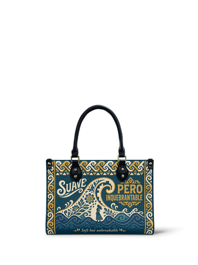 "Suave pero inquebrantable" ver.3 Small Leather Handbag
