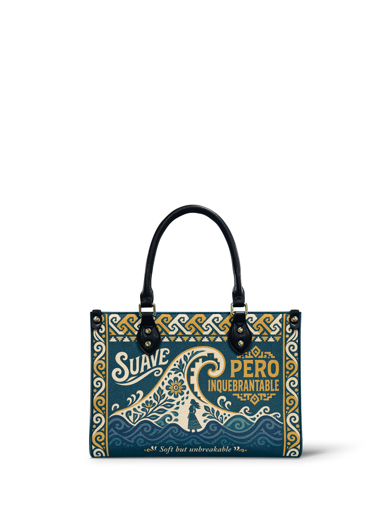 "Suave pero inquebrantable" ver.3 Small Leather Handbag