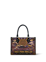 "Nací para brillar" ver.1 Small Leather Handbag