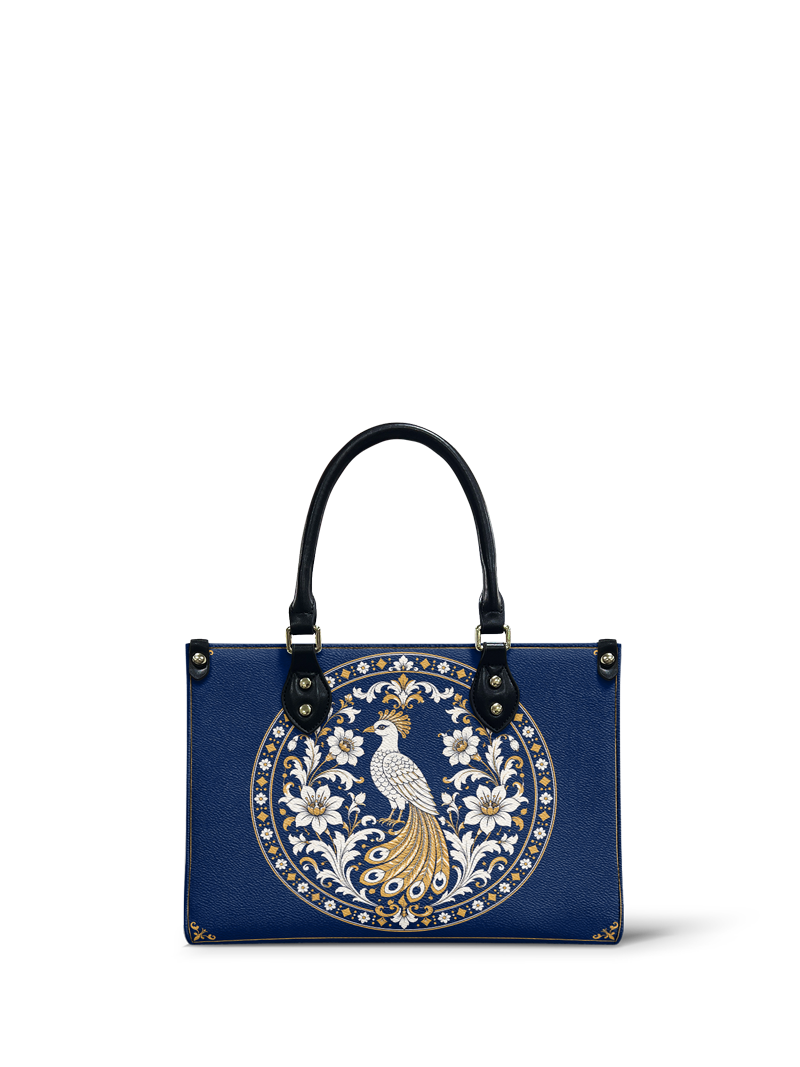 "QUETZALÍ" Small Leather Handbag