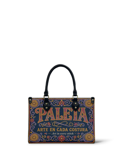 "La Paleta — Arte en cada costura" ver.3 Small Leather Handbag