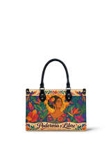 "Poderosa y Libre" ver.2 Small Leather Handbag