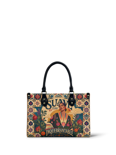"Suave pero inquebrantable" ver.9 Small Leather Handbag