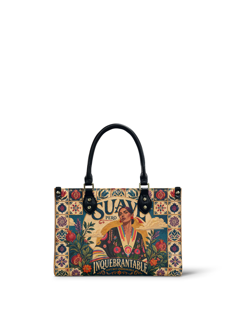 "Suave pero inquebrantable" ver.9 Small Leather Handbag