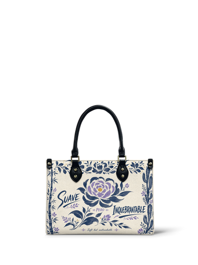"Suave pero inquebrantable" ver.2 Small Leather Handbag