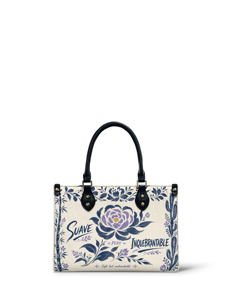 "Suave pero inquebrantable" ver.2 Small Leather Handbag