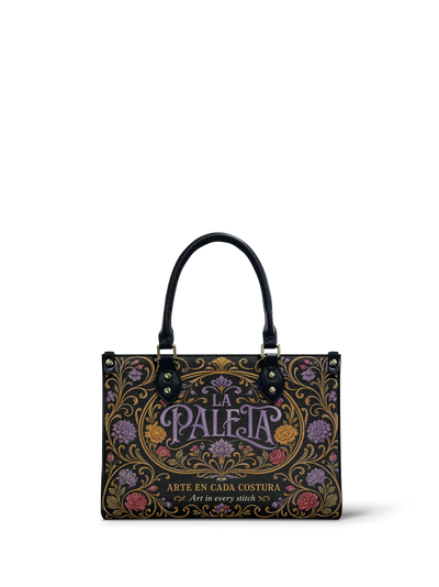"La Paleta — Arte en cada costura" ver.1 Small Leather Handbag
