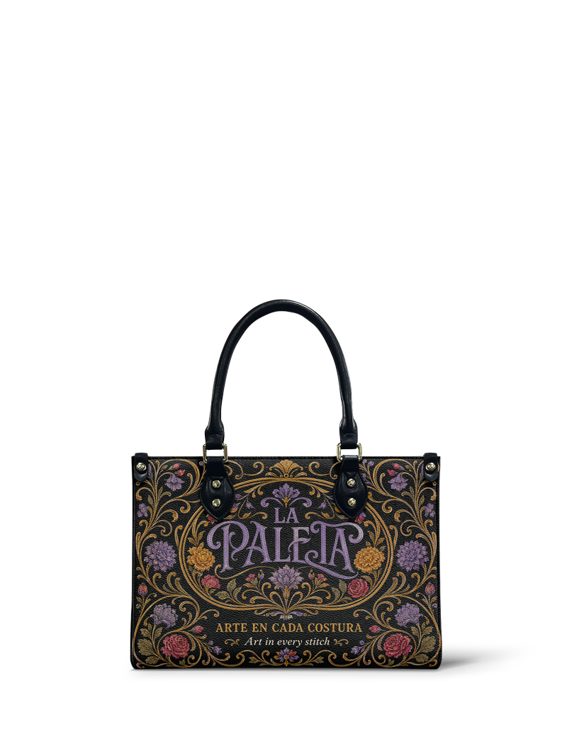 "La Paleta — Arte en cada costura" ver.1 Small Leather Handbag