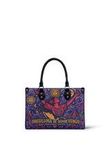 "Orgullosa de donde vengo" ver.5 Small Leather Handbag