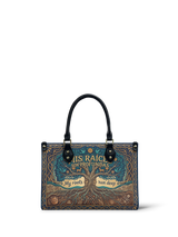 "Mis Raíces son Profundas" ver.1 Small Leather Handbag
