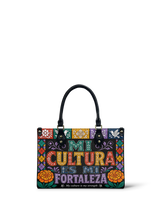 "Mi cultura es mi fortaleza" ver.4 Small Leather Handbag