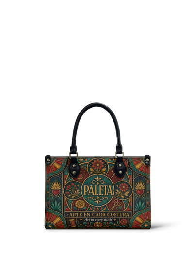 "La Paleta — Arte en cada costura" ver.5 Small Leather Handbag