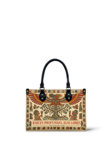 "Raíces profundas, alas libres" ver.3 Small Leather Handbag