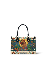 "Poderosa y Libre" ver.3 Small Leather Handbag