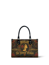"Orgullosa de donde vengo" ver.4 Small Leather Handbag