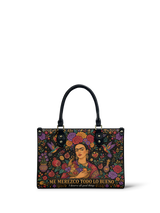 "Me merezco todo lo bueno" ver.1 Small Leather Handbag