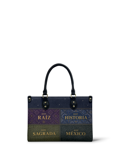 "LAS RAÍCES" ver.3 Small Leather Handbag