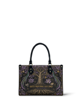 "Raíces profundas, alas libres" ver.2 Small Leather Handbag