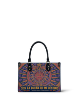 "Soy la dueña de mi destino" ver.1 Small Leather Handbag