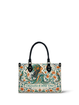 "Orgullosa de donde vengo" ver.3 Small Leather Handbag
