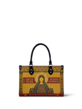 "Eres la mujer que alguna vez soñaste ser" ver.6 Small Leather Handbag