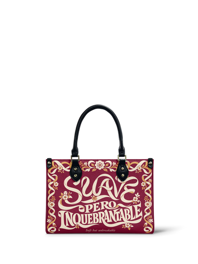 "Suave pero inquebrantable" ver.1 Small Leather Handbag