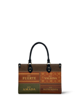 "LAS CUATRO VERDADES" ver.3 Small Leather Handbag