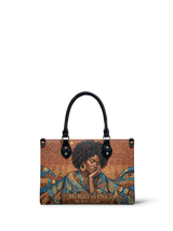 "Mi Raíz es Oro" ver.4 Small Leather Handbag
