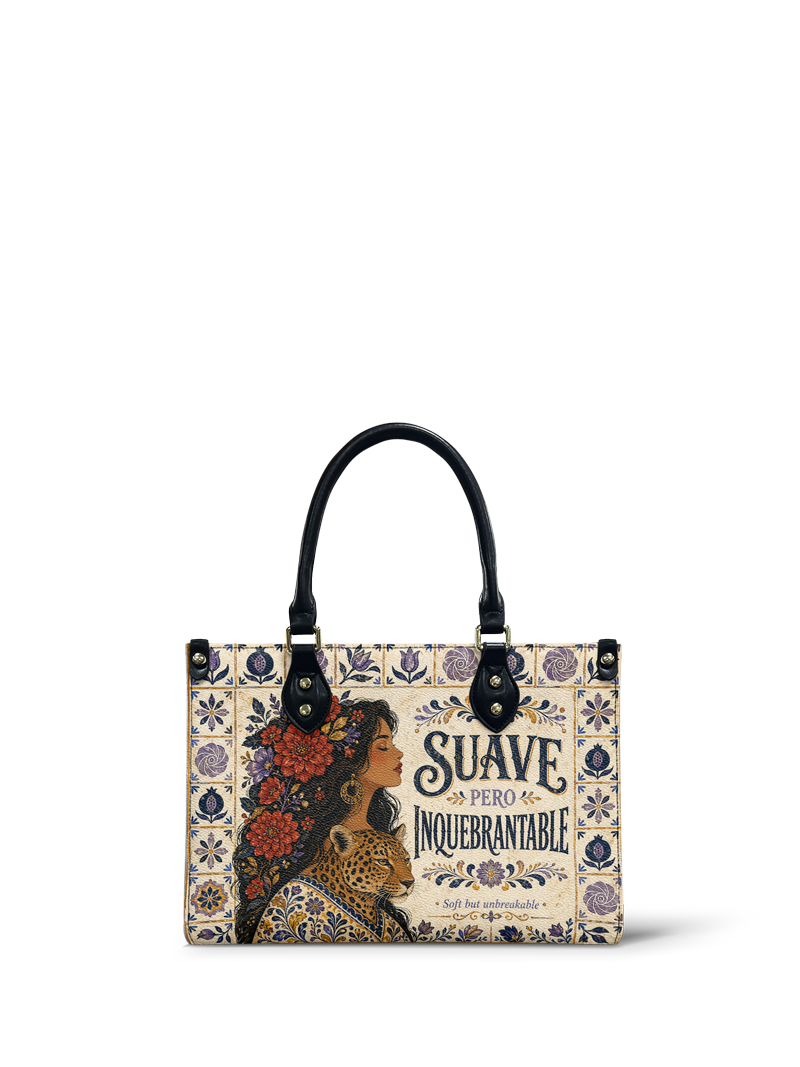 "Suave pero inquebrantable" ver.8 Small Leather Handbag