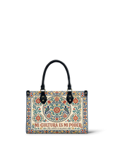 "Mi cultura es mi poder" ver.3 Small Leather Handbag