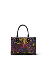 "Caí, me levanté, florecí" ver.4 Small Leather Handbag