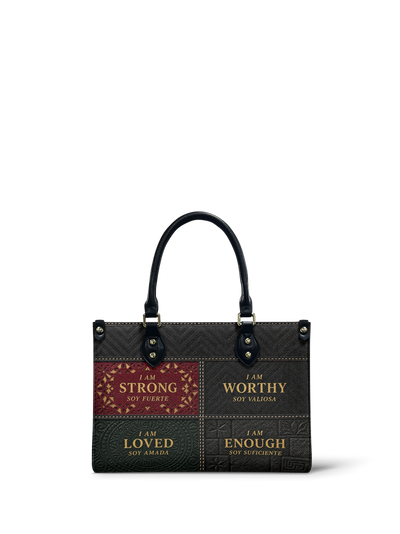 "BILINGÜE" ver.2 Small Leather Handbag