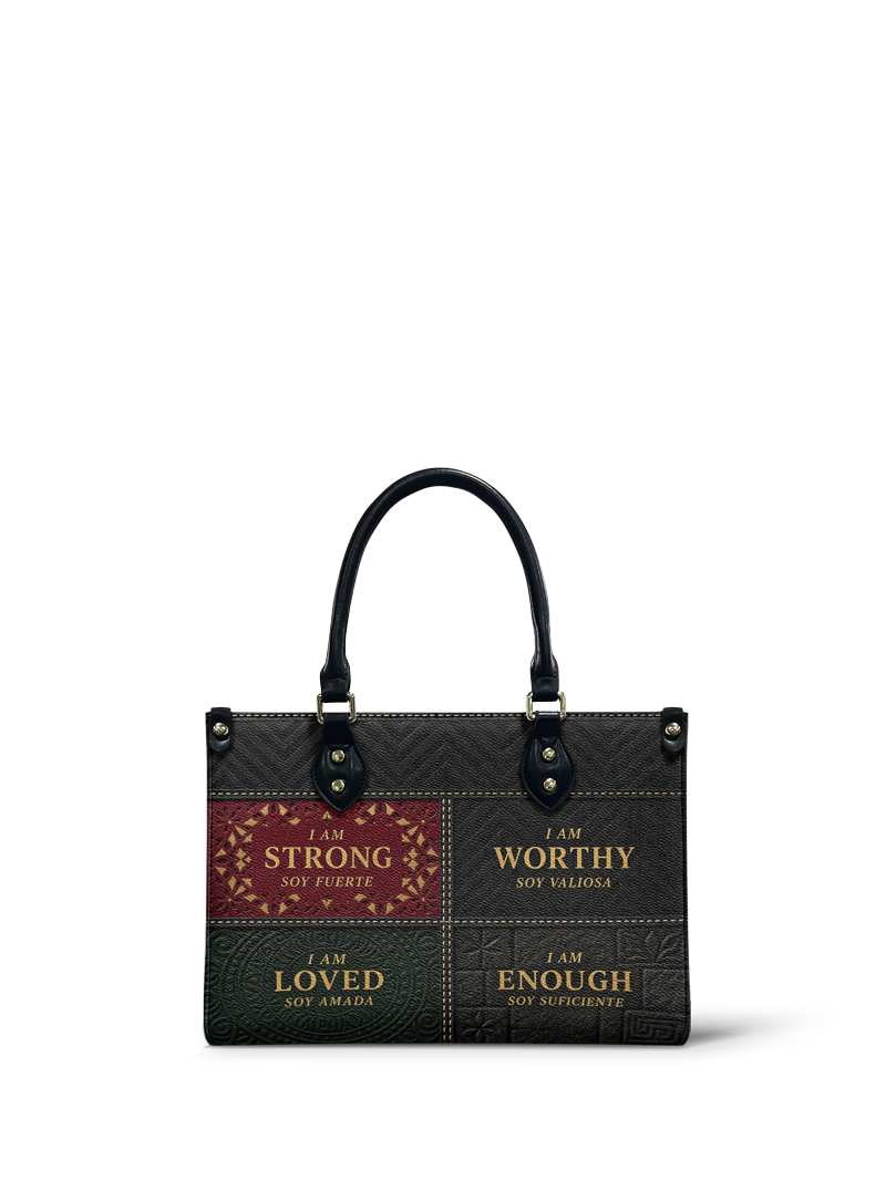 "BILINGÜE" ver.2 Small Leather Handbag