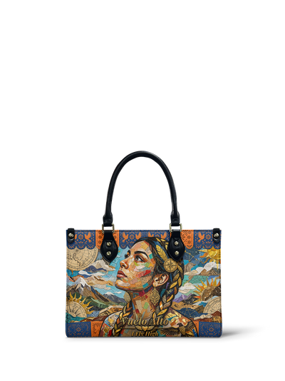 "Vuelo Alto" ver.4 Small Leather Handbag