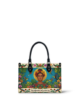 "Soy suficiente, tal y como soy" ver.11 Small Leather Handbag