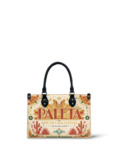 "La Paleta — Arte en cada costura" ver.4 Small Leather Handbag