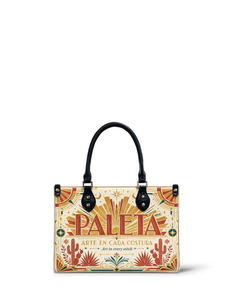 "La Paleta — Arte en cada costura" ver.4 Small Leather Handbag