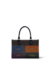 "BILINGÜE" ver.1 Small Leather Handbag