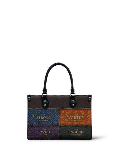 "BILINGÜE" ver.1 Small Leather Handbag